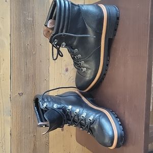 Indigo Rd black combat boots, never worn,  size 9M
